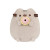 Pusheen holding donut